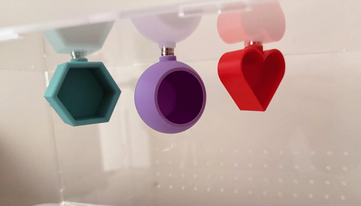 Magnetic Jumping Spider Hide Decor - (Sphere, Heart, Hex, Hexagon) - PAWS FRVR