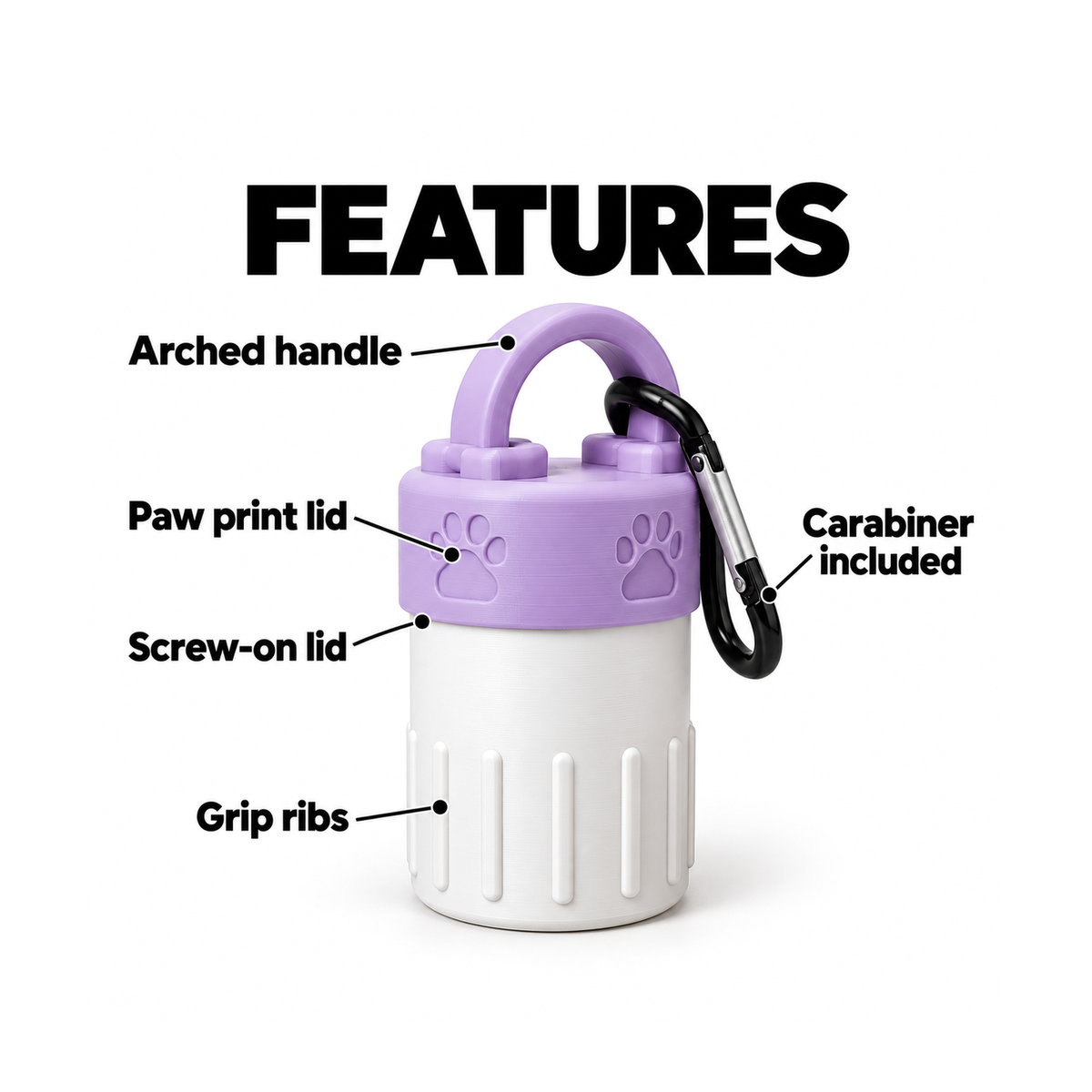 Dog Training Treat Holder with Handle