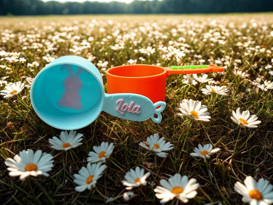Personalized Rabbit Food Scoop & Measuring Cup - PAWS FRVR
