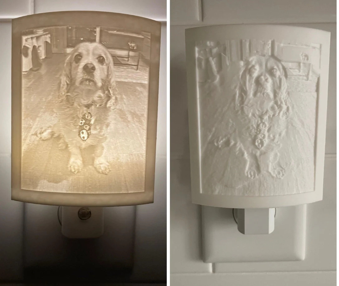 Personalized Night Light - Gift for Pet Lovers, Weddings, Mother's Day, Kids, Pet Loss - PAWS FRVR