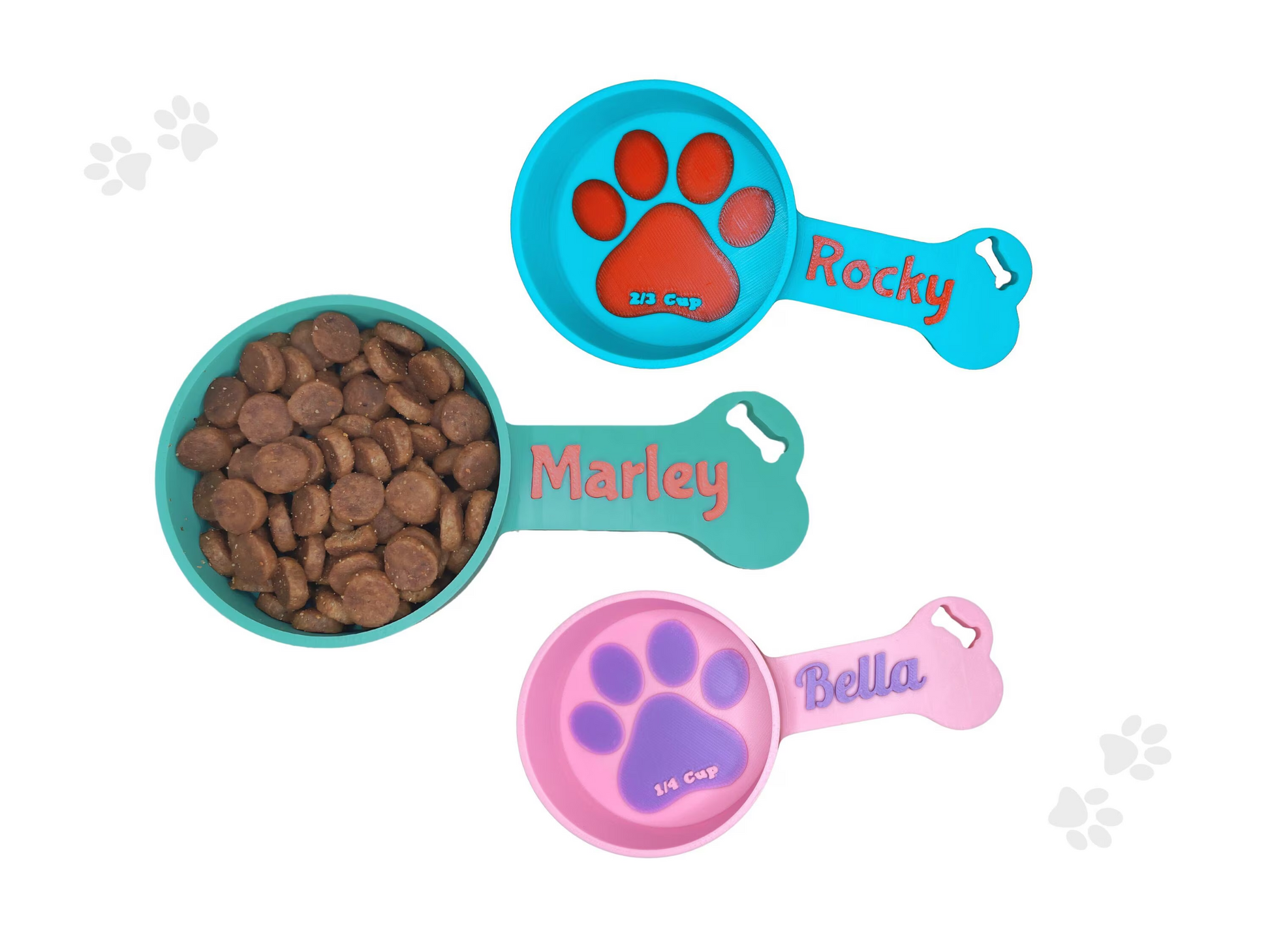 Personalized Dog Food Scoop & Measuring Cup - PAWS FRVR