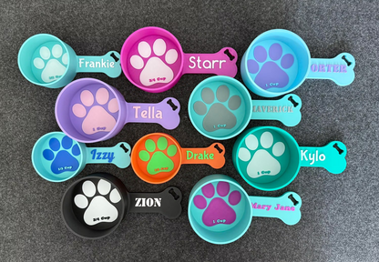 Personalized Dog Food Scoop & Measuring Cup - PAWS FRVR