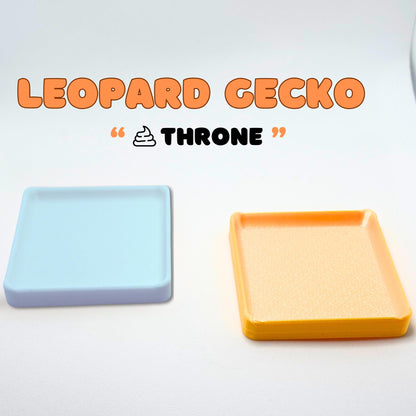 Leopard Gecko Throne & Gecko Litter Box - PAWS FRVR