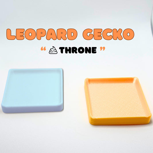 Leopard Gecko Throne & Gecko Litter Box - PAWS FRVR