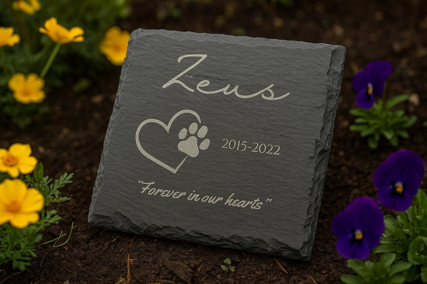 Personalized Pet Memorial Garden Stone