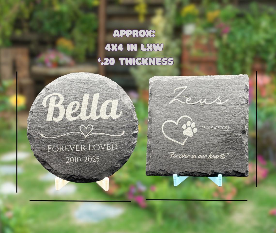 Personalized Pet Memorial Garden Stone
