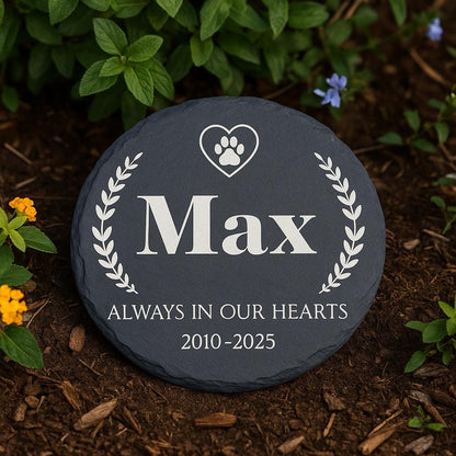 Personalized Pet Memorial Garden Stone