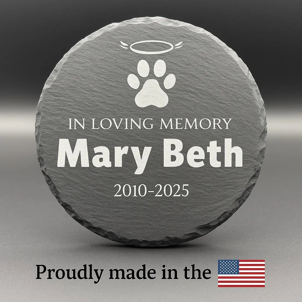Personalized Pet Memorial Garden Stone