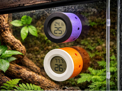 Magnetic Hygrometer Mount for Reptile & Spider Enclosures